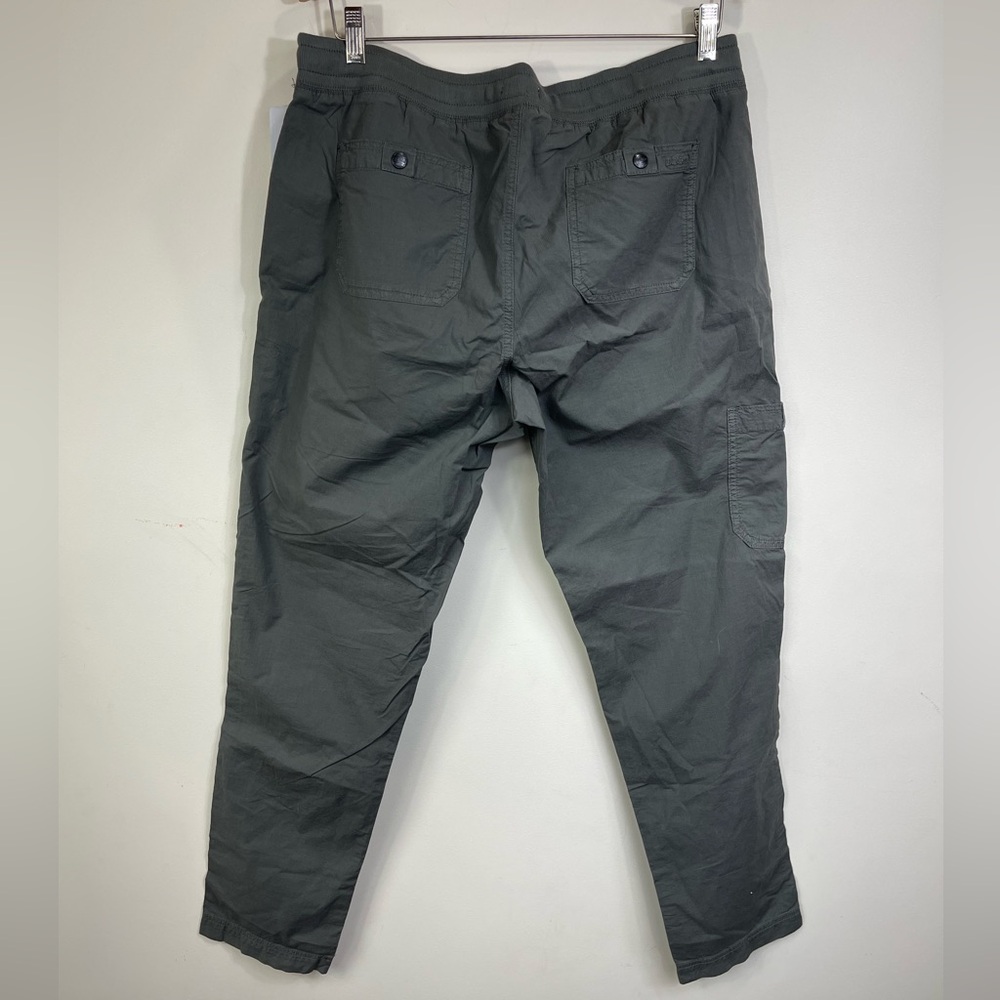 NWT L.L.Bean Women’s Dark Taupe Ripstop Pull-On Pants Slim Leg Size M Reg - Picture 7 of 8